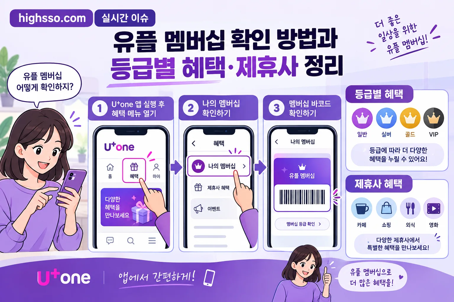 유플 멤버십 확인 핵심 정보