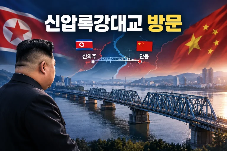 김정은 단둥 방중 대표 이미지