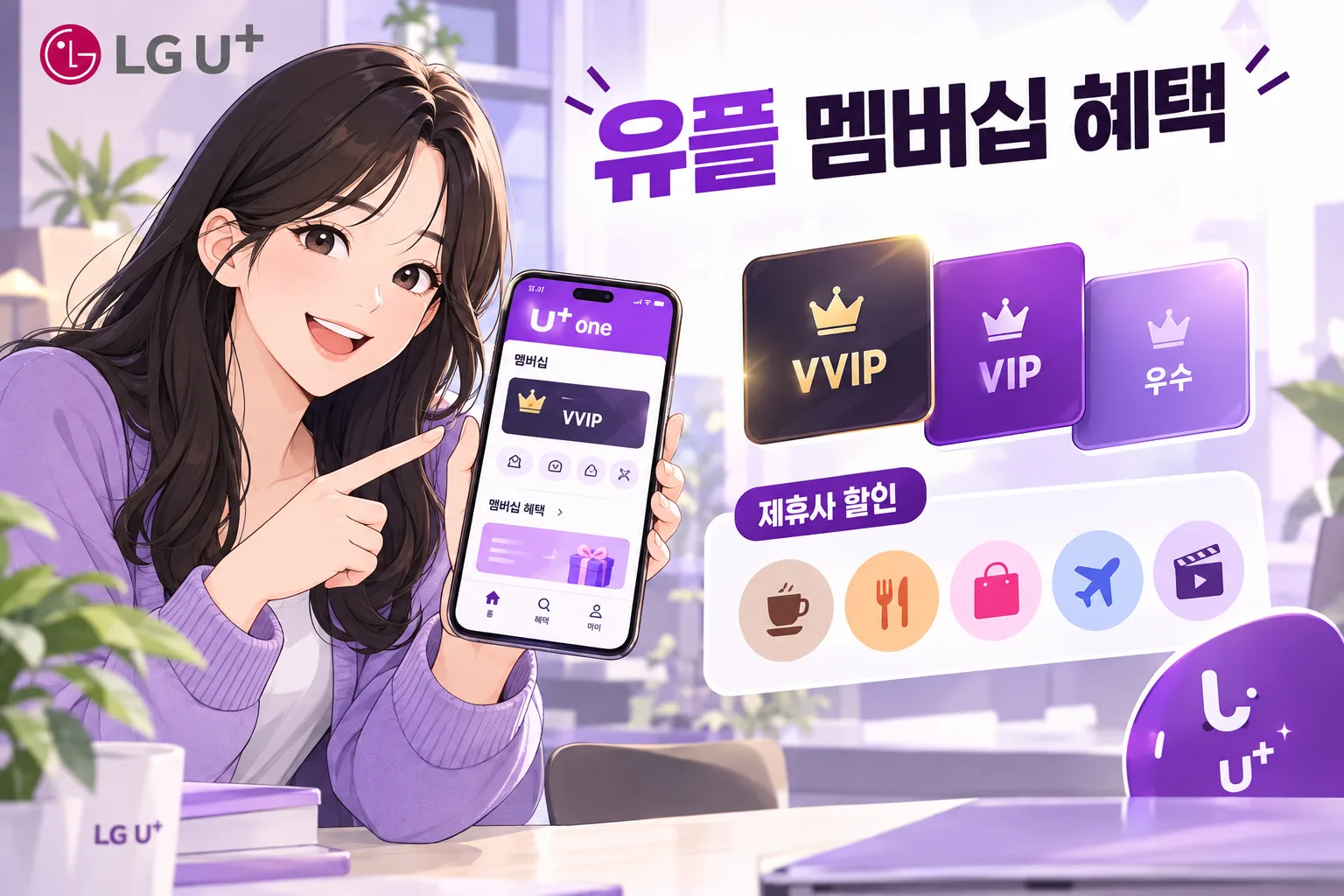 유플 멤버십 확인 대표 이미지