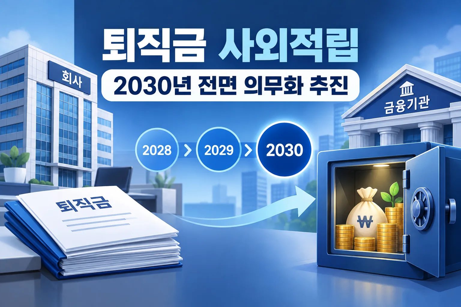 퇴직금 사외적립 대표 이미지