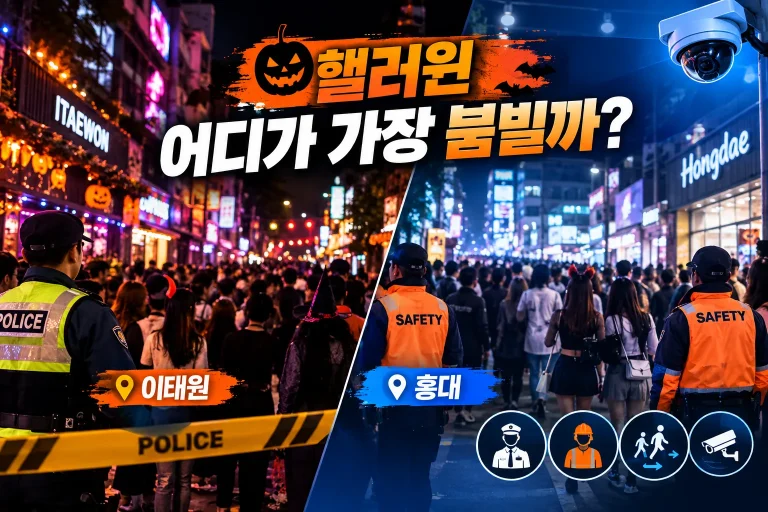 이태원·홍대 인파관리 대표 이미지