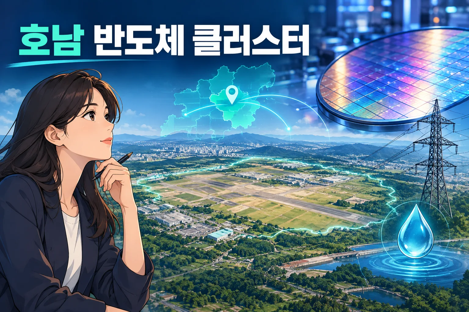 호남 반도체 클러스터 대표 이미지