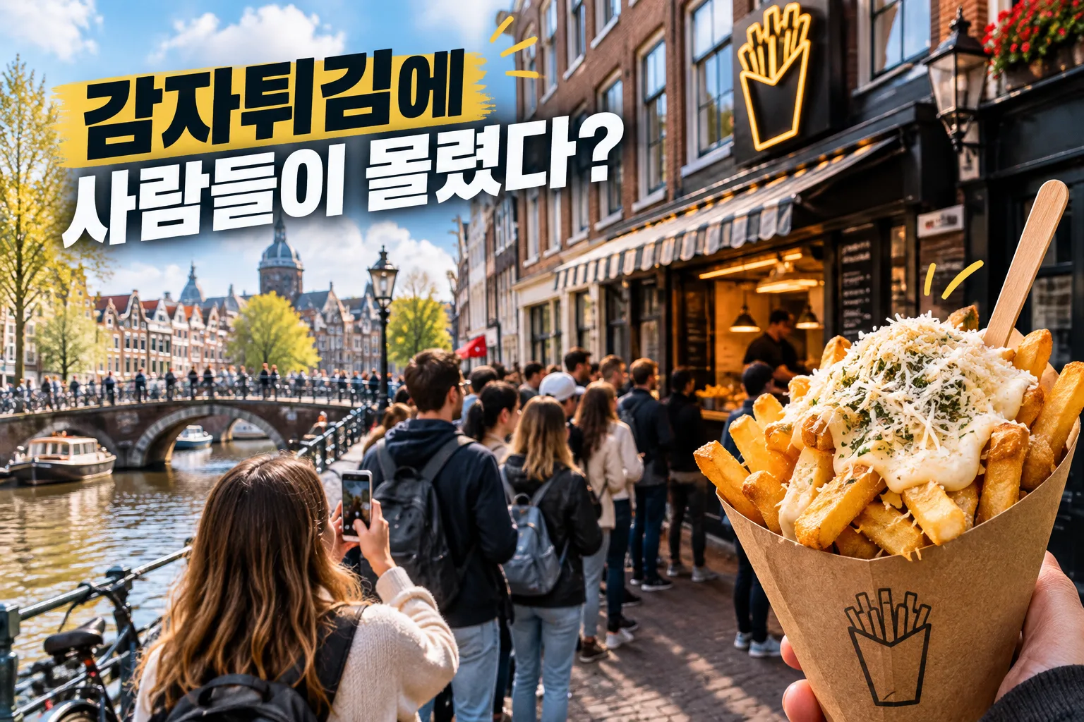 암스테르담 틱톡 맛집 대표 이미지