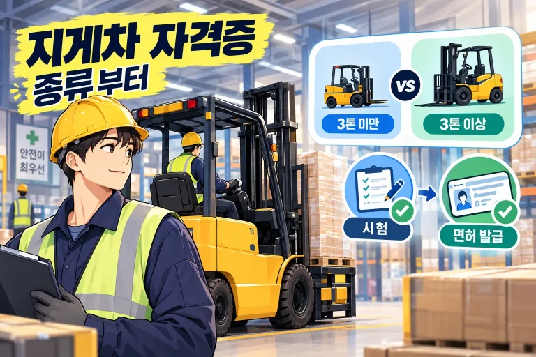 지게차 자격증 대표 이미지