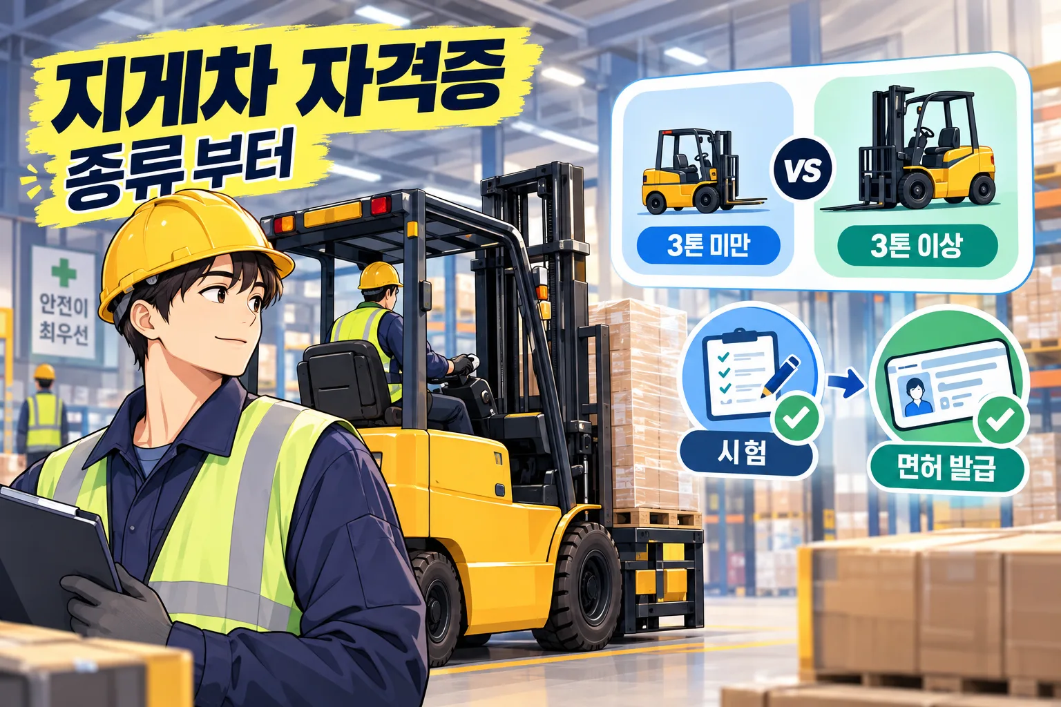 지게차 자격증 대표 이미지