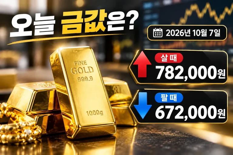 오늘 금값 얼마 대표 이미지