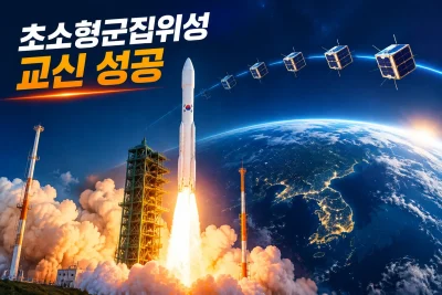 누리호 초소형군집위성 대표 이미지