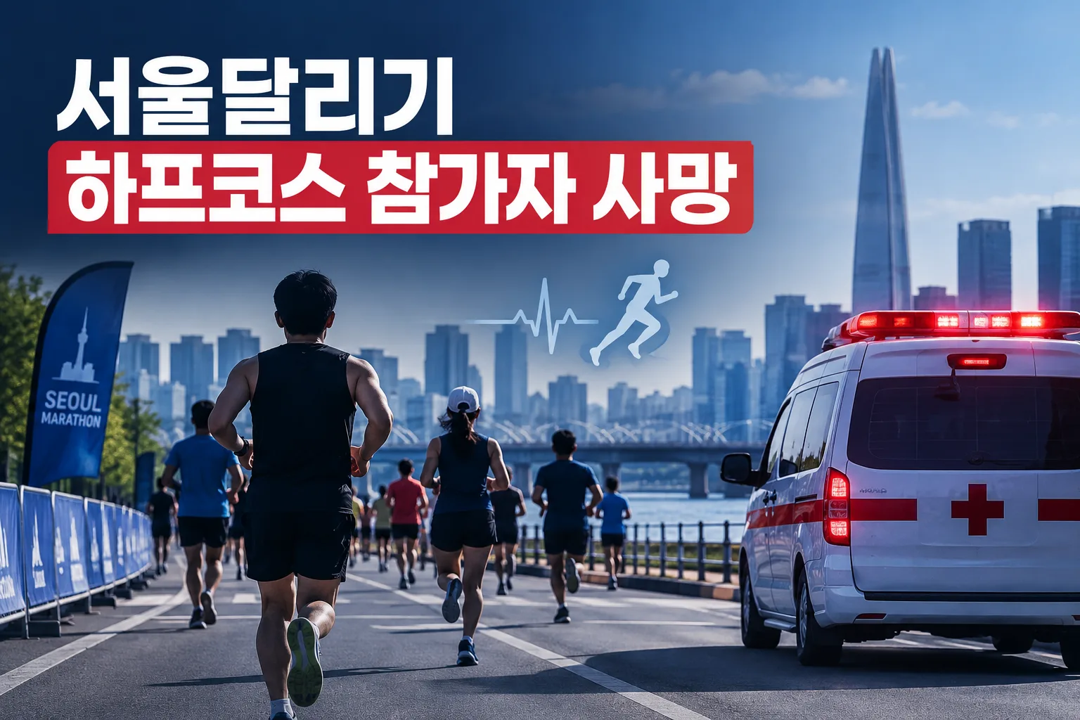서울달리기 하프코스 참가자 사망 대표 이미지