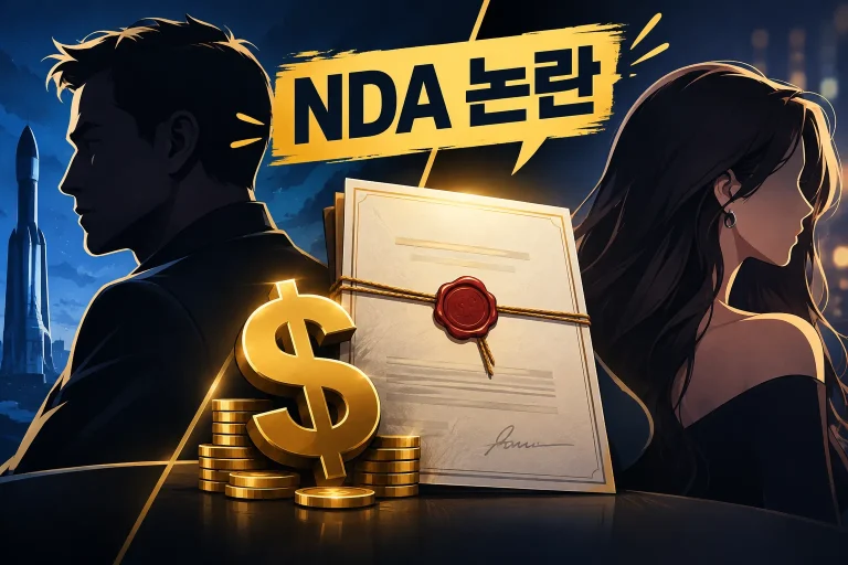 일론 머스크 전 연인 비밀 계약 대표 이미지