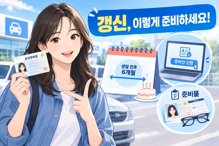 운전면허증 갱신 방법 대표 이미지