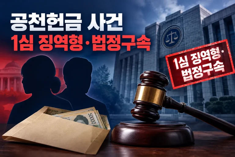 강선우·김경 공천헌금 사건 대표 이미지
