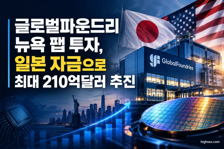 글로벌파운드리 뉴욕 팹 투자와 일본 최대 210억달러 반도체 시설 계획