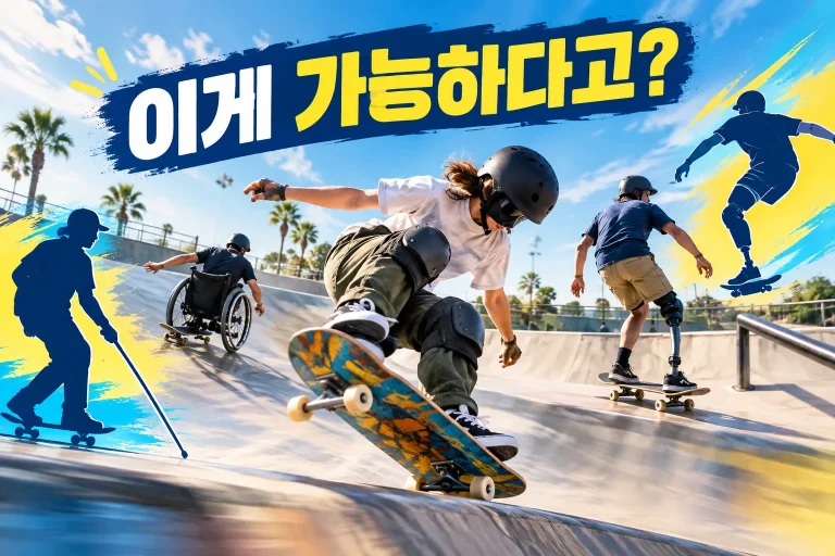 장애 선수들 대표 이미지