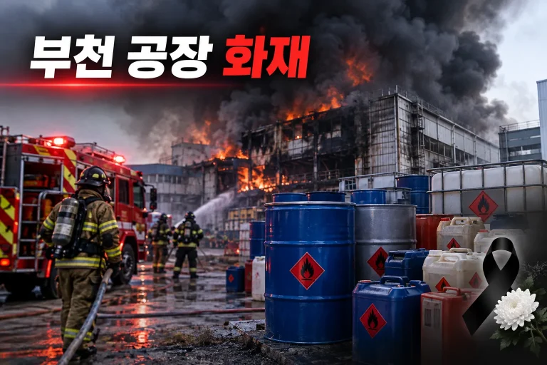 부천 공장 화재 대표 이미지