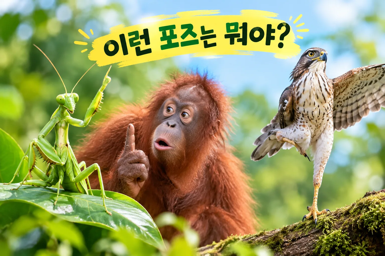 야생동물 사진 대표 이미지