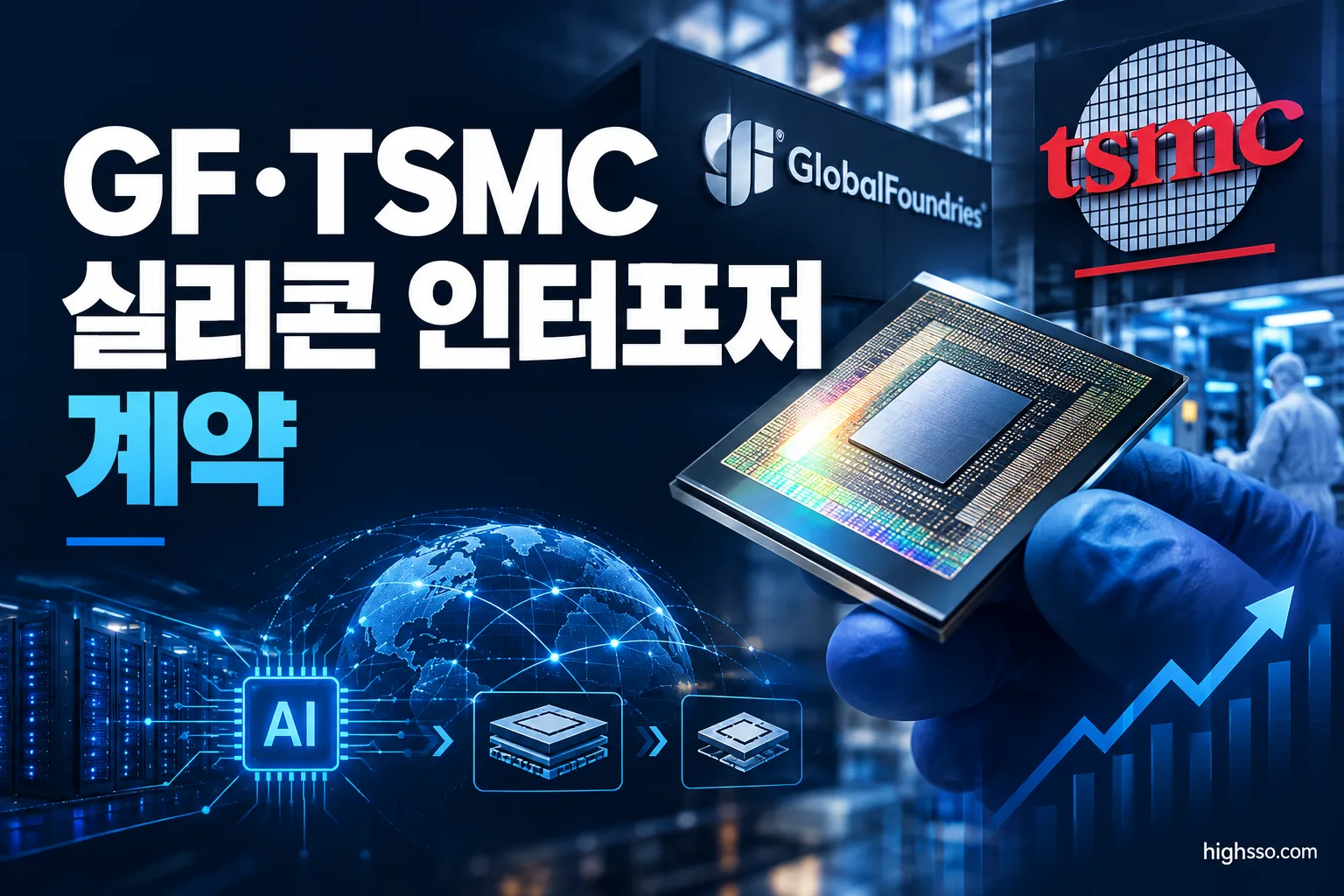 GF TSMC 실리콘 인터포저 계약과 미국 AI 첨단 패키징 공급망