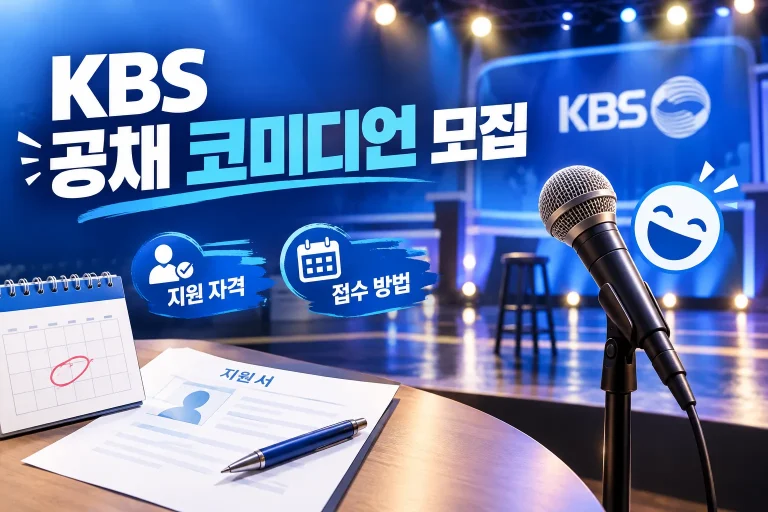 KBS 35기 공채 코미디언 모집 대표 이미지