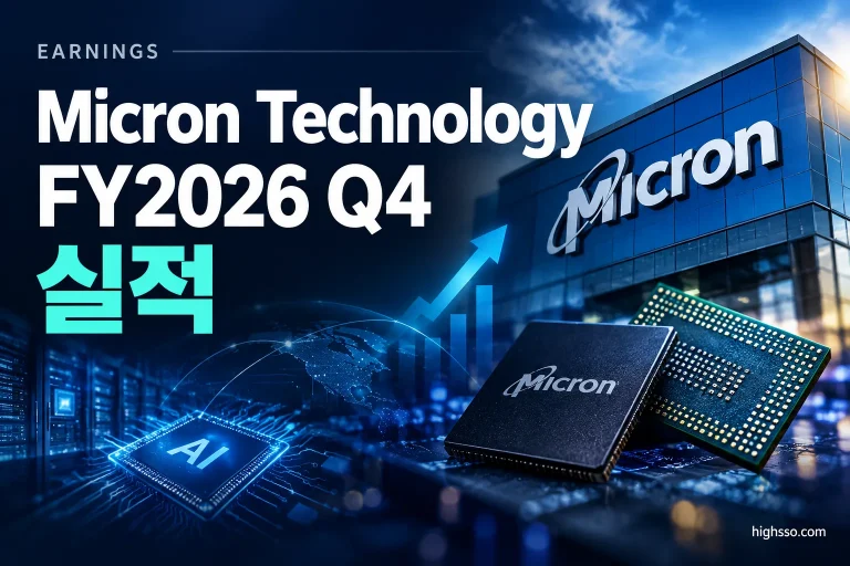 Micron Technology, Inc. FY2026 Q4 실적과 AI 메모리 수요를 보여주는 인포그래픽